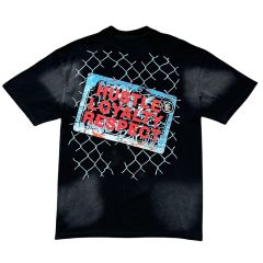 Hellstar Wrestling Arm Letter Print Washed Version Tee