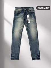 1:1 quality version Purple Washed blue Jeans