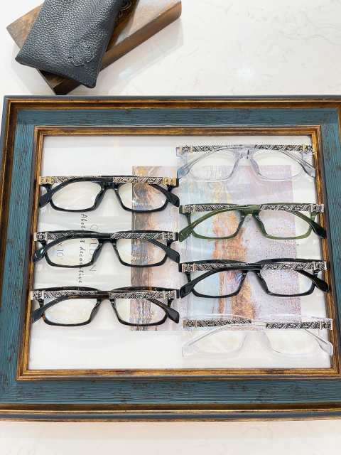 1:1 quality version Glasses with semi-metal temples 7 colors