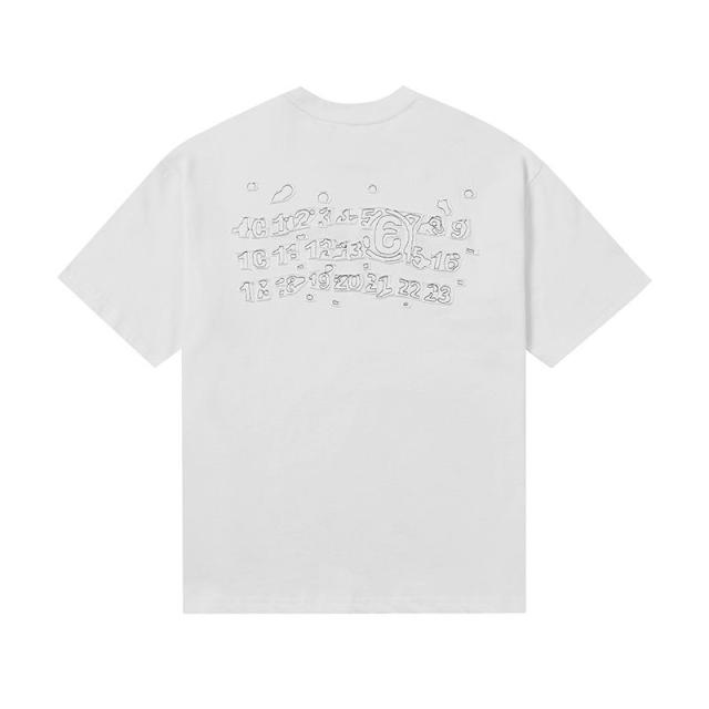 Maison Margiela MM6 T-Shirt Black White