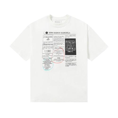 Maison Margiela MM6 T-Shirt Black White