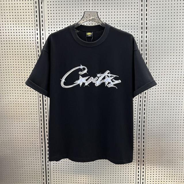 Corteiz Tee White Black