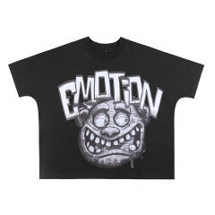 28220003 Cartoon Monster Printed Graphic Tee