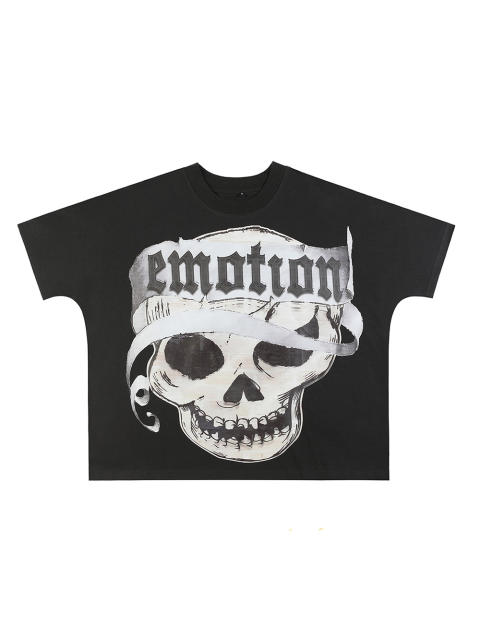 28206853 Pirate Skull Print Tee