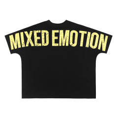 28210658 Yellow Letter Eyes Redemption Print Tee