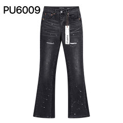 28216333 White Star Dot Bell-bottom Jeans
