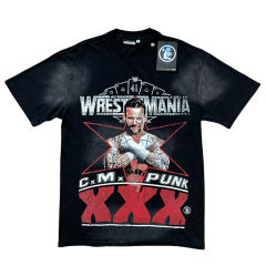 28218879 Sport Star Printed Washed Version Tee