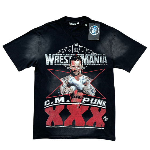 28218879 Sport Star Printed Washed Version Tee