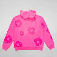 1:1 quality version 28219070 Kapok Fluorescence Powder Printed Hoodie & Short Set