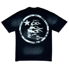 28214412 Camouflage Logo Washed Version Tee & Shorts Set