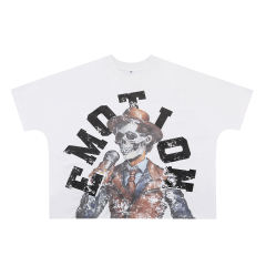28216339 Skeleton Singing Print Tee