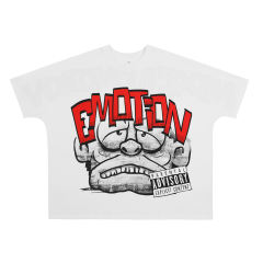 28219999 Red and black Letter portrait Graphic Tee
