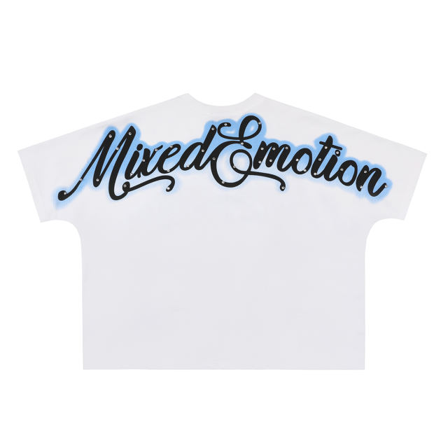 28220006 Front & Back Diamond Inkjet Print Tee 2 colors
