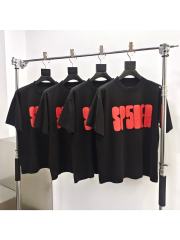 1:1 quality version 28207196 Spotty Red Letter Printed Tee