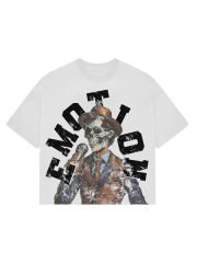 28216339 Skeleton Singing Print Tee