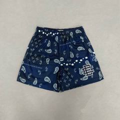1:1 quality version Eric Emanuel EE Navy Cashew Flower Print Breathable Shorts