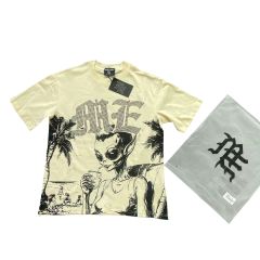 28214436 Alien Seaside Vacation Rhinestone Print Tee 2 colors