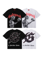 Godspeed Fragment Skull Dialogue Print Tee 2 colors