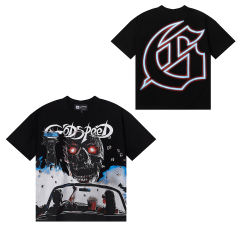 Godspeed 3D Movie Skull Print Tee 2 colors