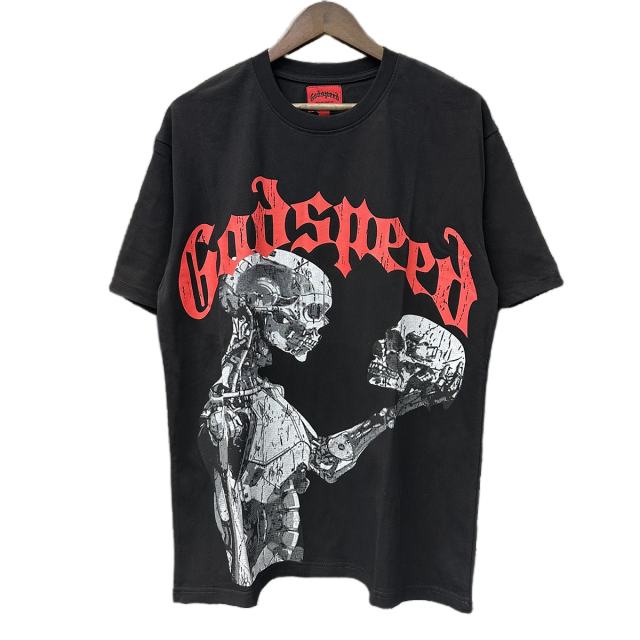 Godspeed Fragment Skull Dialogue Print Tee 2 colors