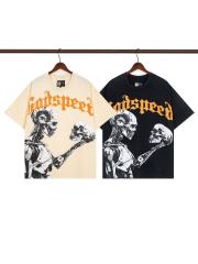 Godspeed Robot skull Printed Washed Tee 2 colors
