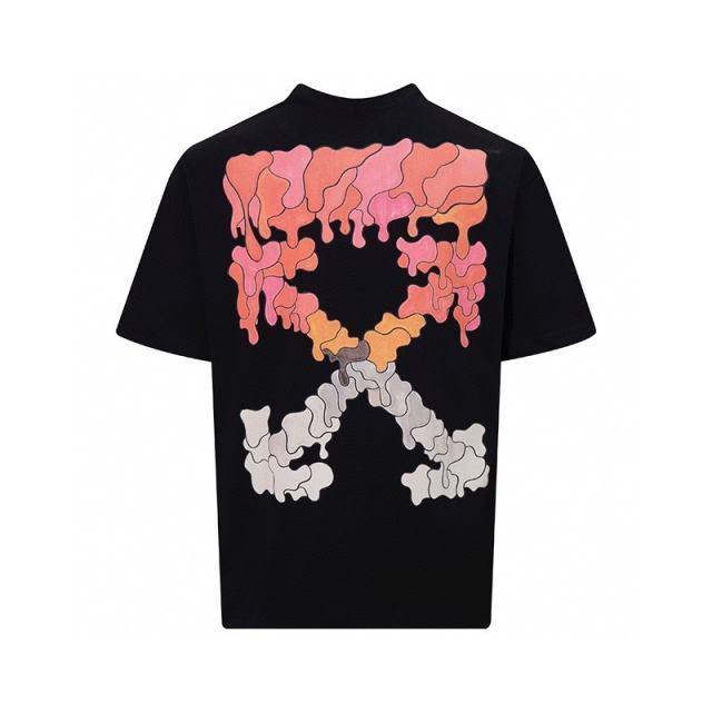 1:1 Top Quality OW - Red Marker Over T-shirt