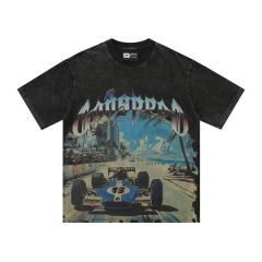 Godspeed Skull Shark Print Tee
