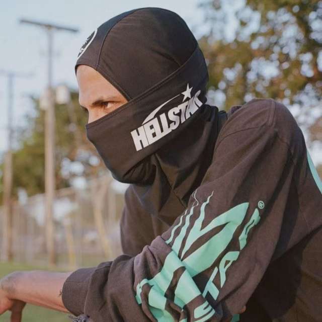 Hellstar Ski Mask Black/White