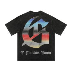 Godspeed Skull Shark Print Tee