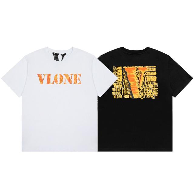 Vlone T-Shirt Black White