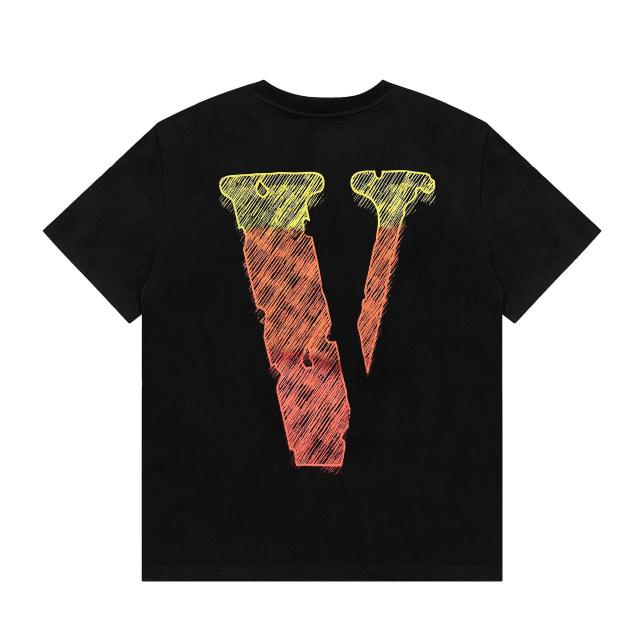 Vlone T-Shirt Black White