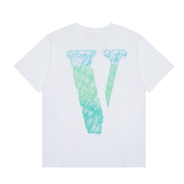 Vlone T-Shirt Black White