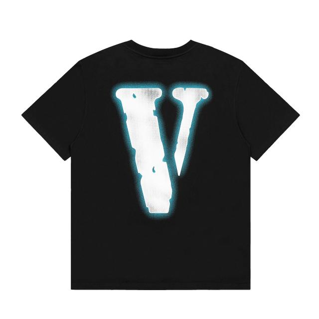 Vlone T-Shirt Black Khaki