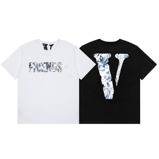 Vlone T-Shirt Black White