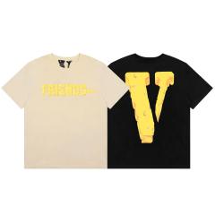 Vlone T-Shirt Black Khaki