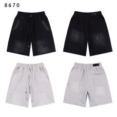 Amir* Embroidery Shorts Black White