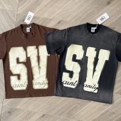1:1 Top Quality Saint Vanity Distressed T-Shirt