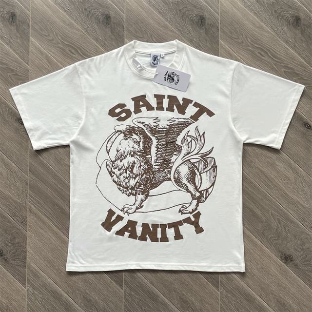 1:1 Top Quality Saint Vanity Distressed T-Shirt