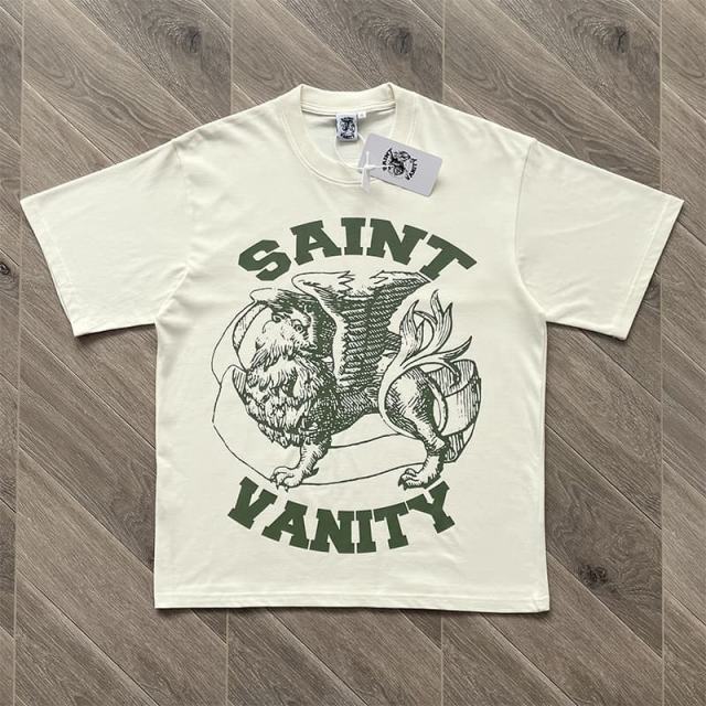 1:1 Top Quality Saint Vanity Distressed T-Shirt