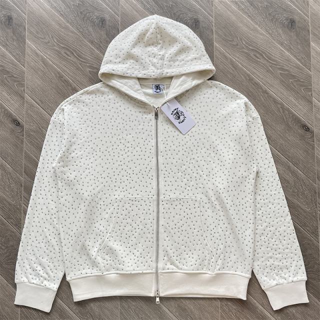 1:1 Top Quality Saint Vanity Rhinestone Hoodie
