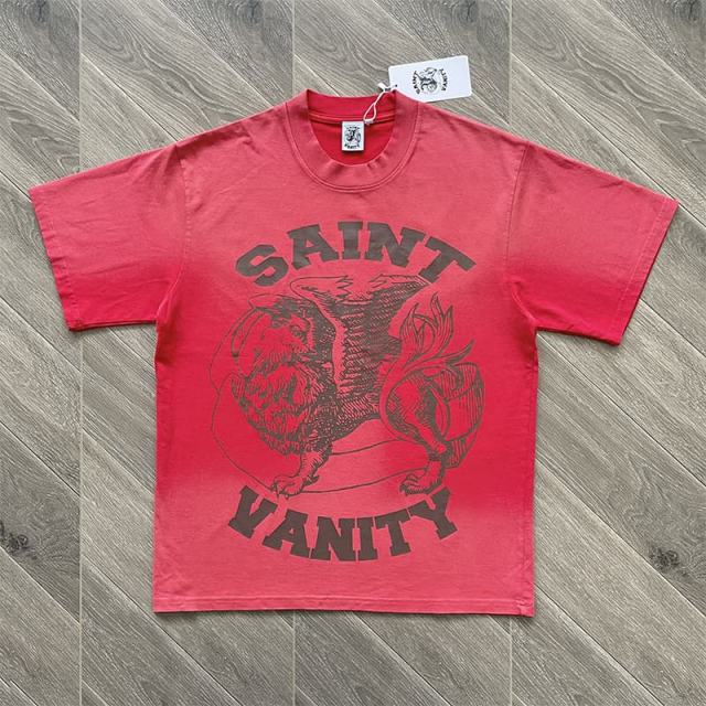 1:1 Top Quality Saint Vanity Distressed T-Shirt