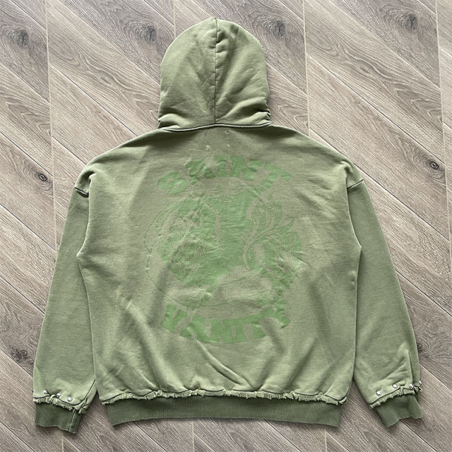 1:1 Top Quality Saint Vanity VAIN Hoodie Pants Khaki Green