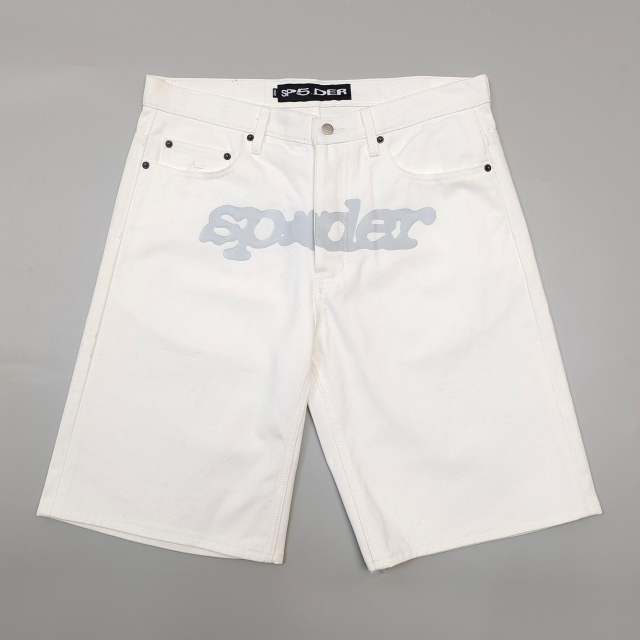 1:1 quality version LOGO Printed V3 Denim Shorts 2 colors
