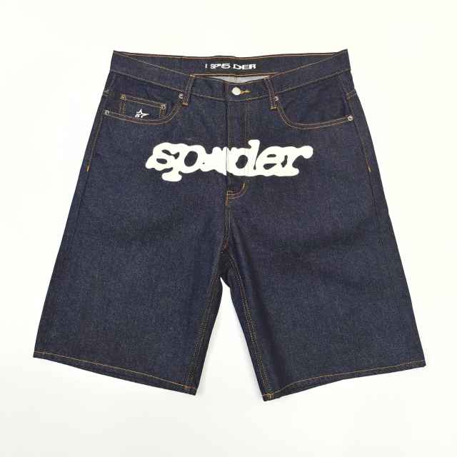 1:1 quality version LOGO Printed V3 Denim Shorts 2 colors