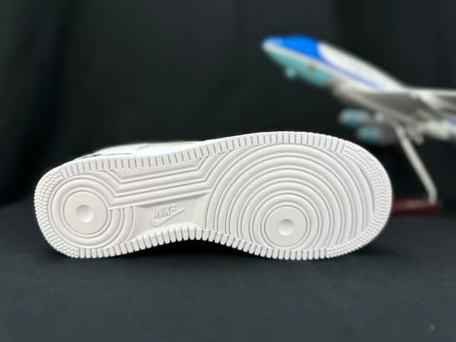AIR FΟRCE 1 Double Swoosh White/Black