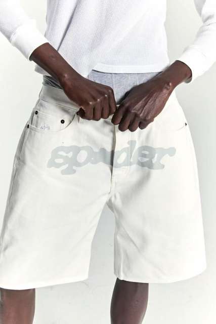 1:1 quality version LOGO Printed V3 Denim Shorts 2 colors