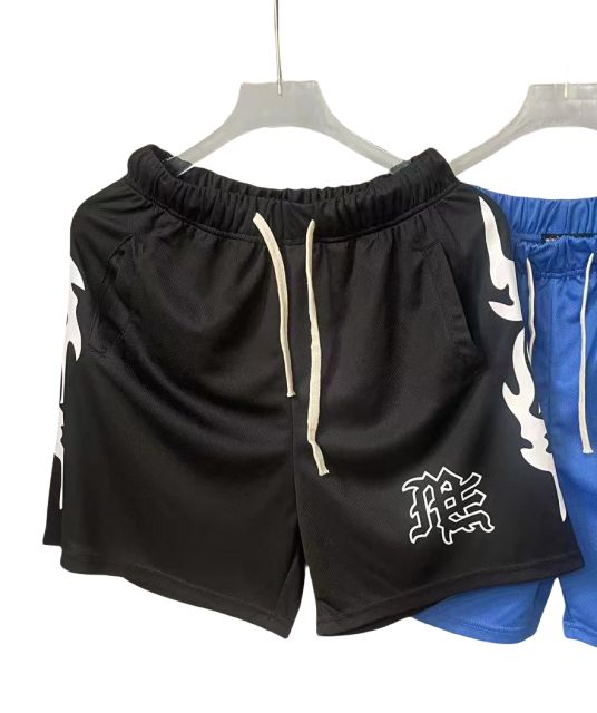 Mixed Emotion Lightning Logo letter printed breathable shorts 2 colors