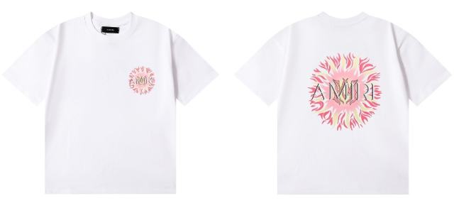Amir*Pink Sunflower Logo Print tee 2 colors