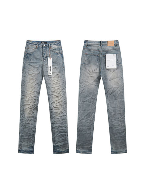 Purple Distressed Jeans
