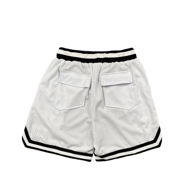Rhude Color-blocking letter print breathable shorts 4 colors